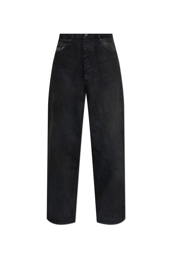 Balenciaga BLACK Wide-leg jeans 1