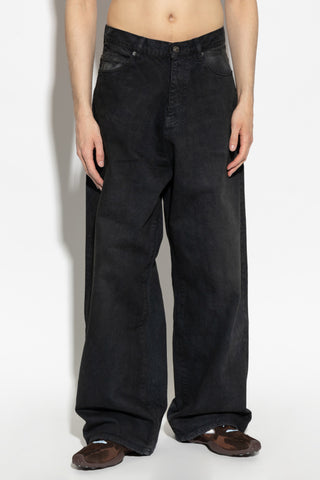 Balenciaga BLACK Wide-leg jeans 3