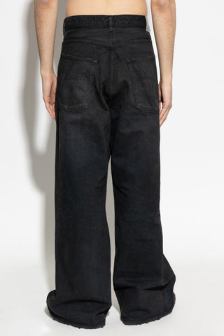 Balenciaga BLACK Wide-leg jeans 4