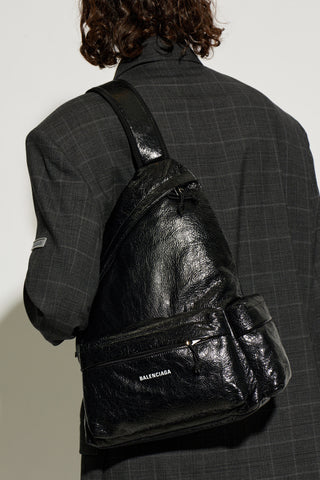 Balenciaga BLACK Single-strap backpack "Explorer" 2
