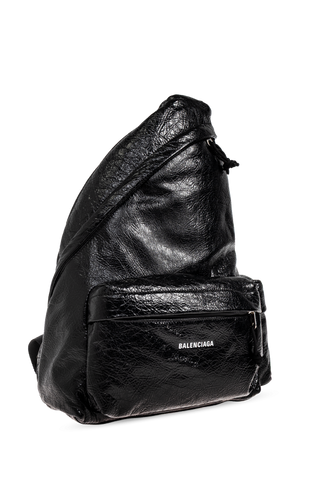 Balenciaga BLACK Single-strap backpack "Explorer" 4