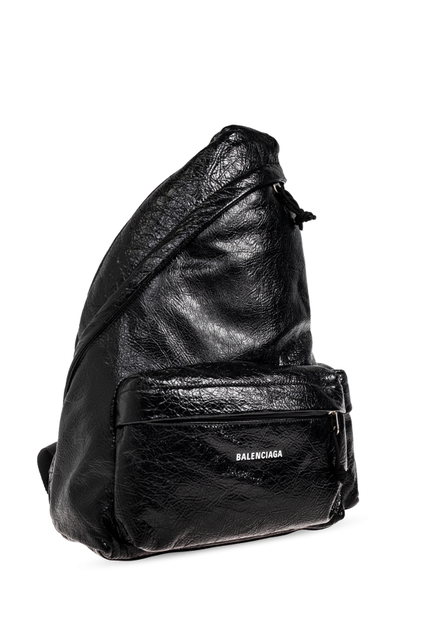 Balenciaga BLACK Single-strap backpack "Explorer" 4