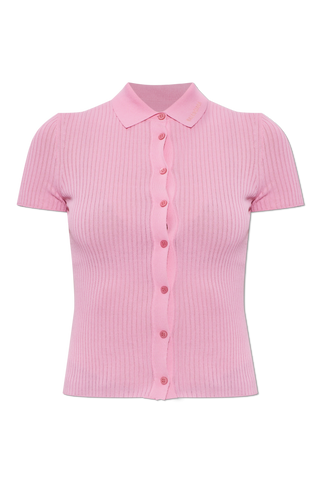 Balenciaga PINK Top with button fastening 1