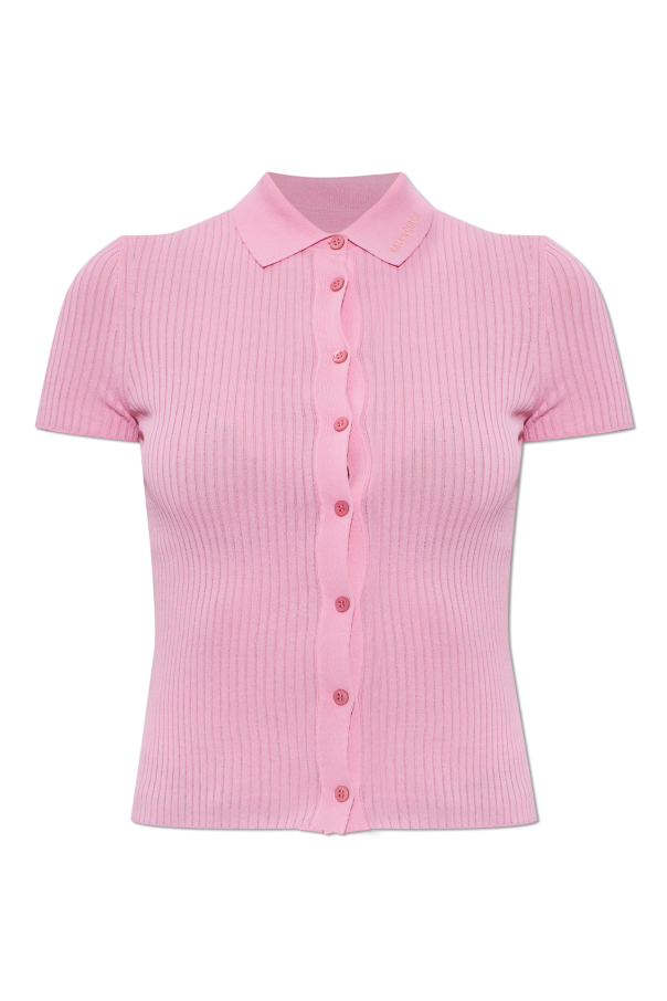Balenciaga PINK Top with button fastening 1