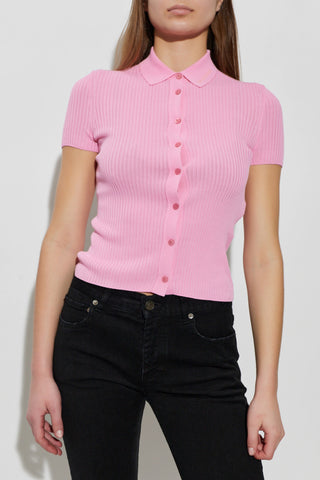 Balenciaga PINK Top with button fastening 3