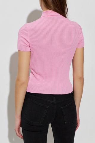 Balenciaga PINK Top with button fastening 4