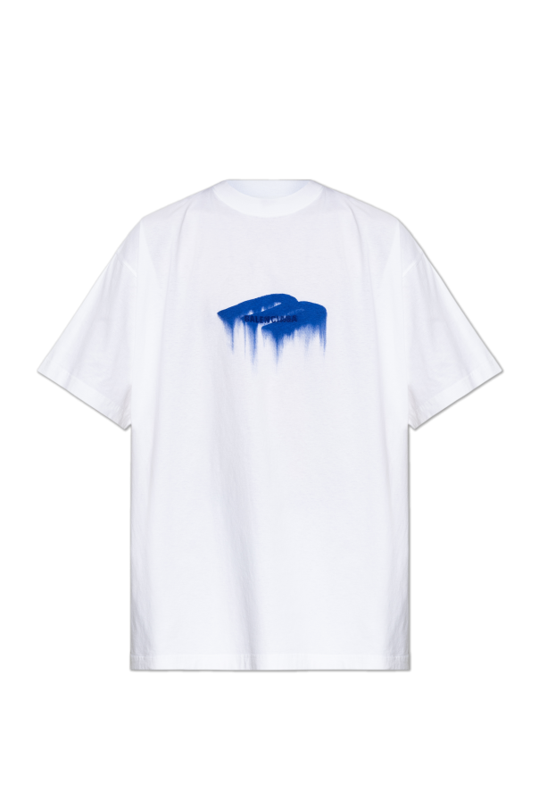 Balenciaga WHITE 'Oversize' T-shirt 1