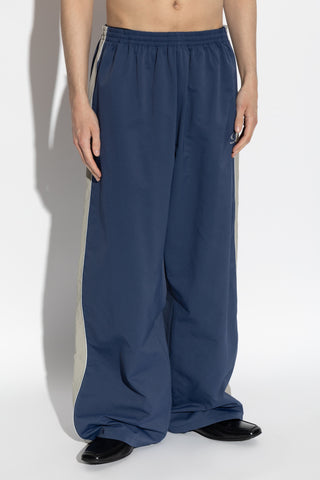 Balenciaga NAVY BLUE Sweatpants with embroidered logo 3