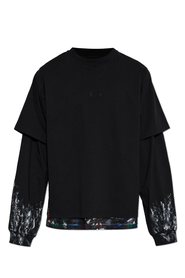 Balenciaga BLACK ‘Oversize’ T-shirt 1