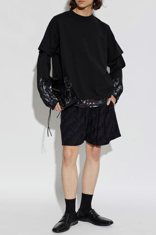 Balenciaga BLACK ‘Oversize’ T-shirt 2