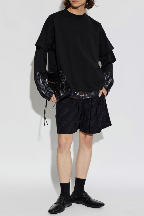 Balenciaga BLACK ‘Oversize’ T-shirt 2