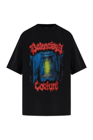 Balenciaga BLACK 'Oversize' T-shirt 1