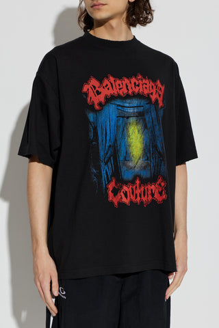 Balenciaga BLACK 'Oversize' T-shirt 3