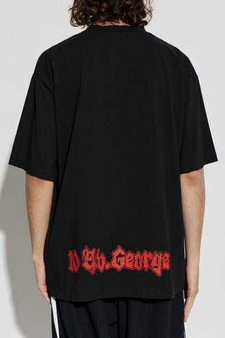 Balenciaga BLACK 'Oversize' T-shirt 4