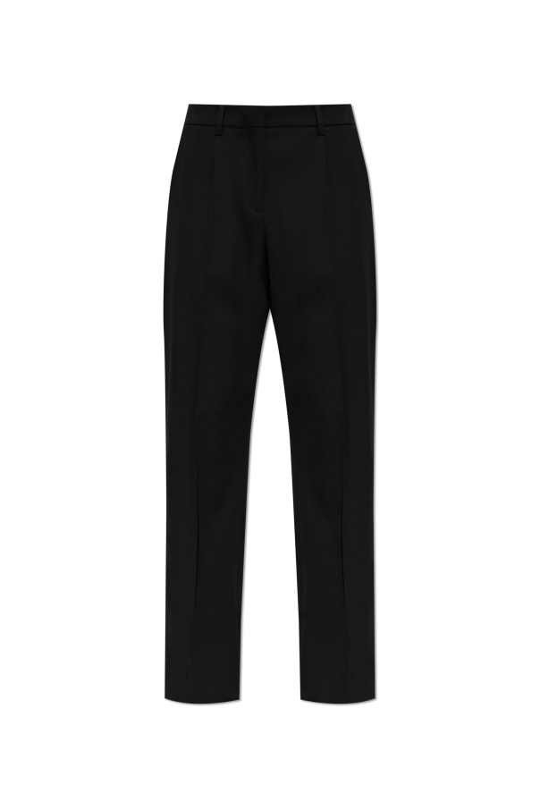 Balenciaga BLACK Wool trousers 1