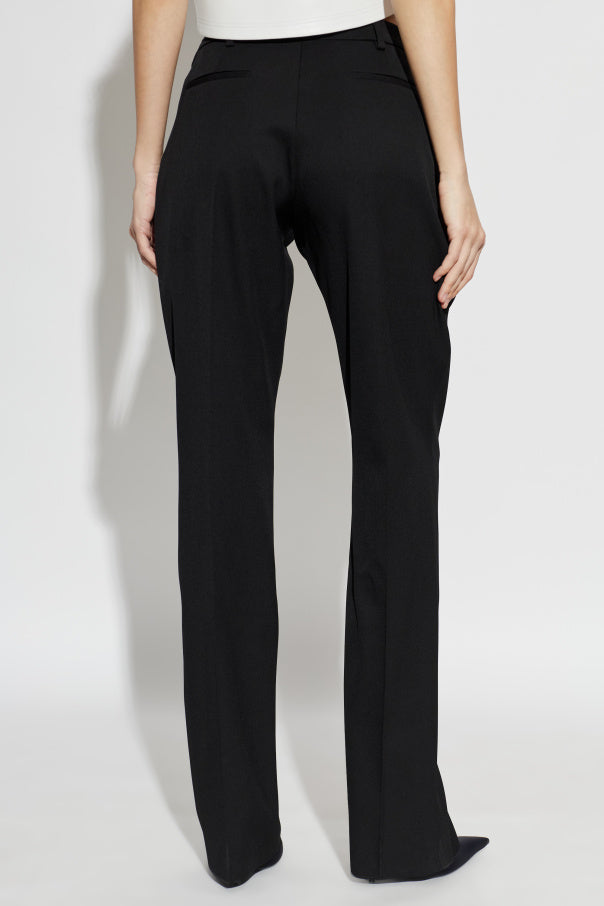 Balenciaga BLACK Wool trousers 4