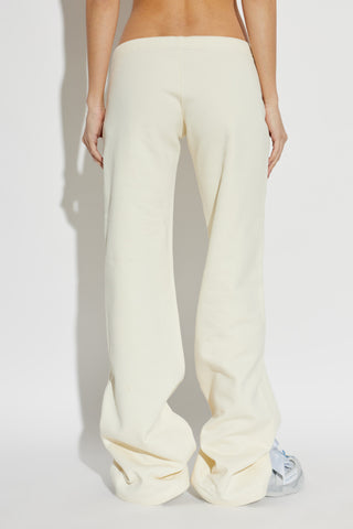 Balenciaga cream Sweatpants with embroidered logo 4