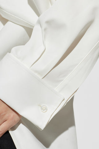 Balenciaga WHITE Shirt with embroidered logo 5