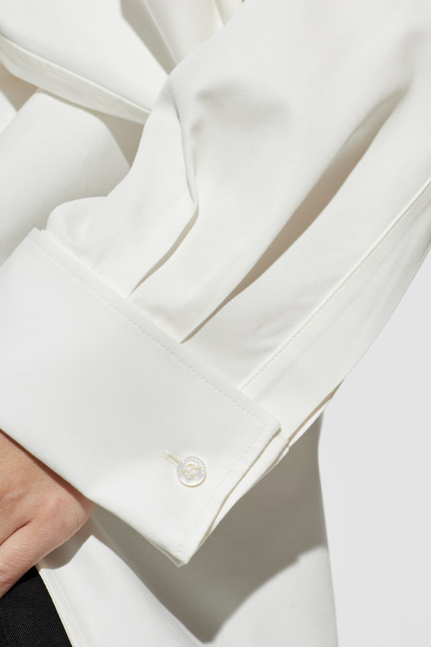 Balenciaga WHITE Shirt with embroidered logo 5