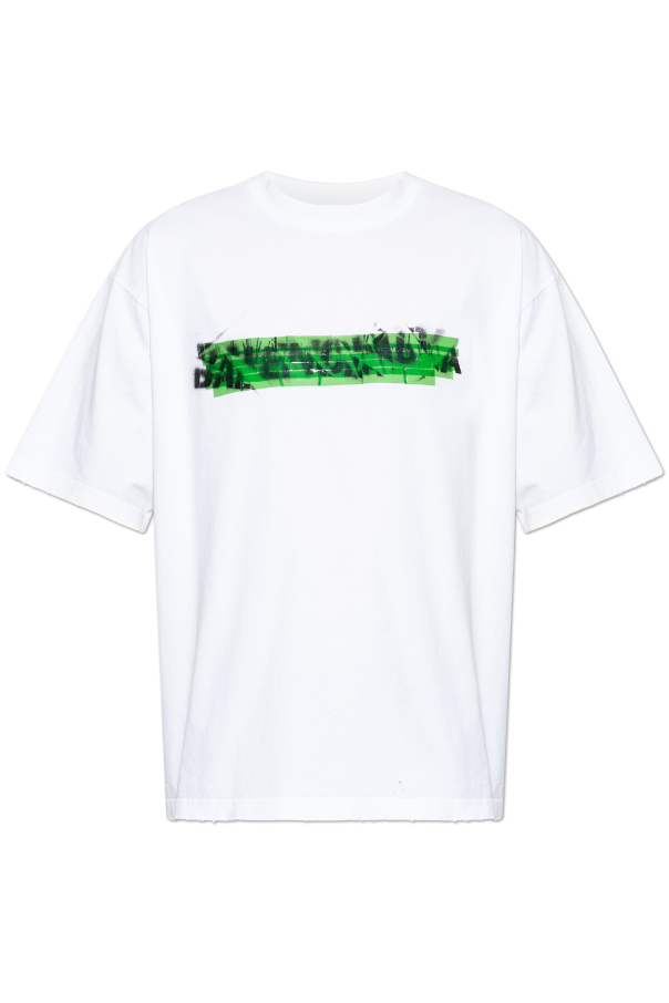 Balenciaga WHITE T-shirt with print 1