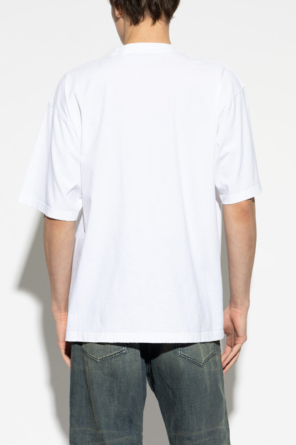 Balenciaga WHITE T-shirt with print 4