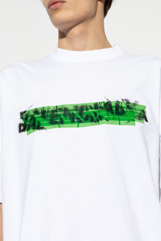 Balenciaga WHITE T-shirt with print 5