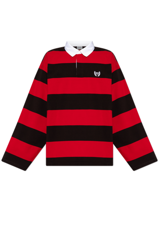 Balenciaga RED Shirt with stripe pattern 1