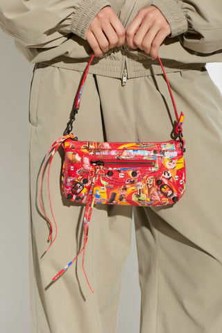 Balenciaga RED "Le City" bag 2