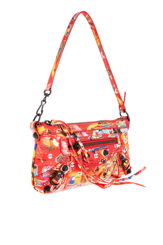 Balenciaga RED "Le City" bag 4