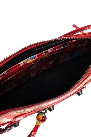Balenciaga RED "Le City" bag 5