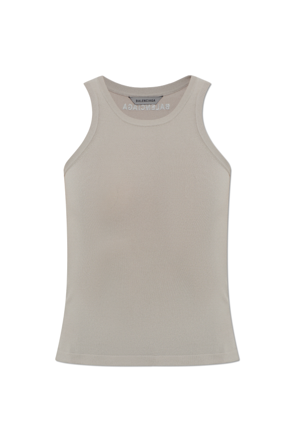 Balenciaga GREY Sleeveless top 1