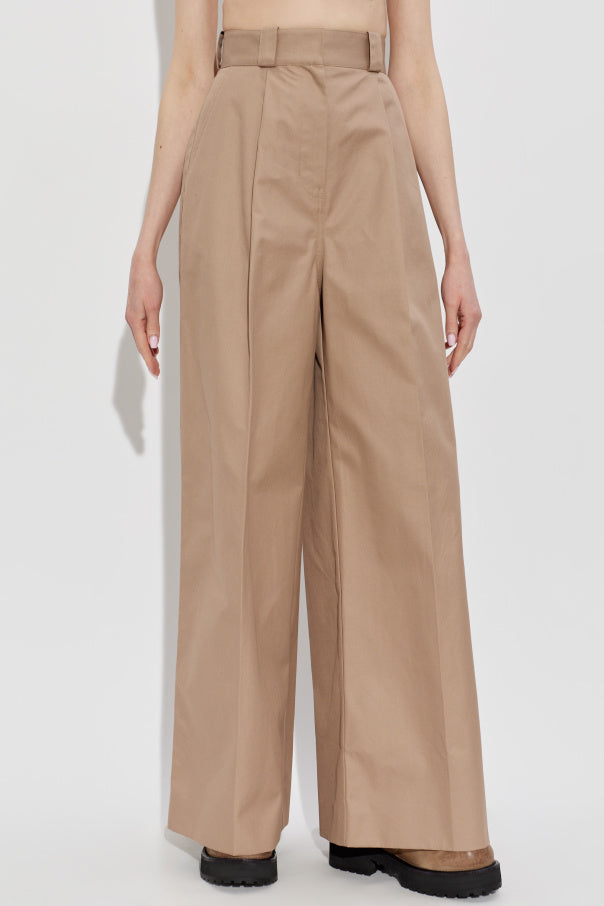 Balenciaga beige Wide-leg trousers 3