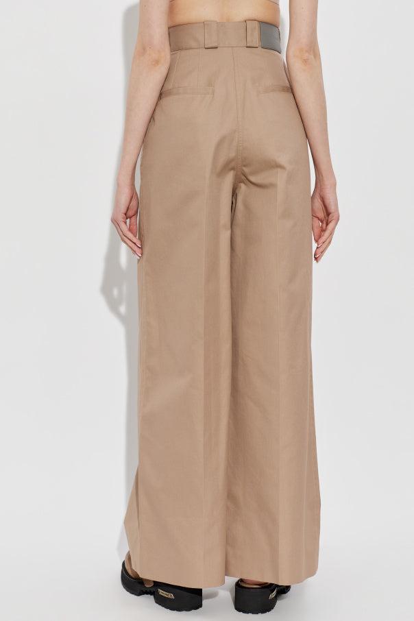 Balenciaga beige Wide-leg trousers 4