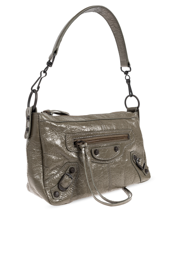 Balenciaga GREEN Bag ‘Le City Moto Mini’ 4