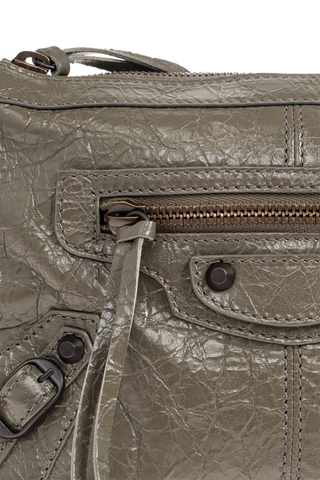 Balenciaga GREEN Bag ‘Le City Moto Mini’ 7