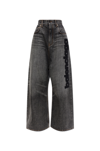 Balenciaga GREY Wide-leg jeans 1