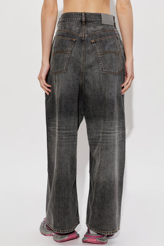 Balenciaga GREY Wide-leg jeans 4
