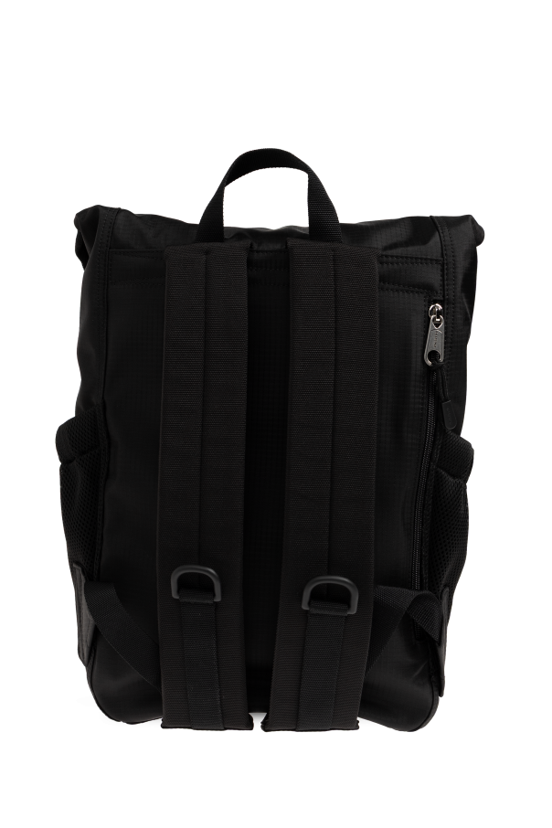 Balenciaga BLACK Backpack with logo 3