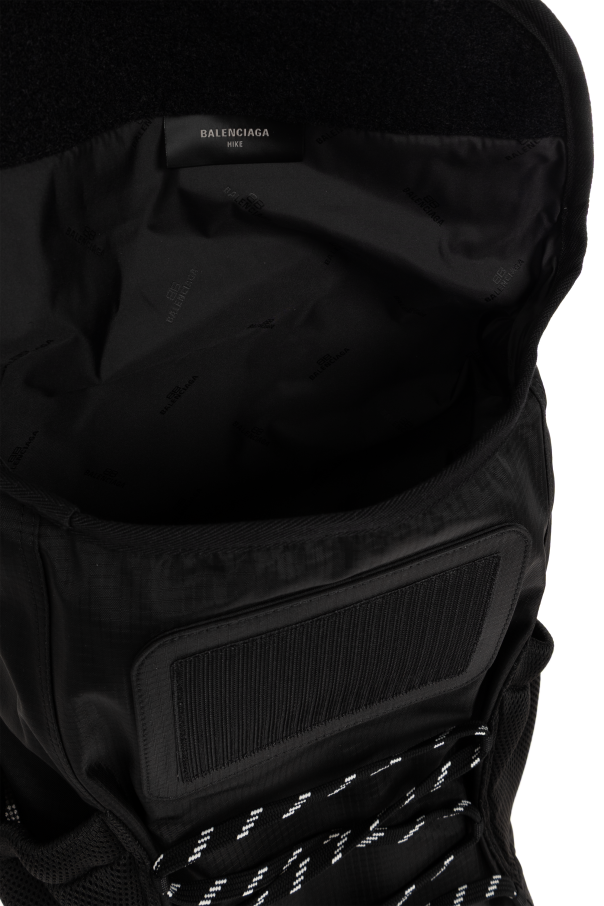 Balenciaga BLACK Backpack with logo 5