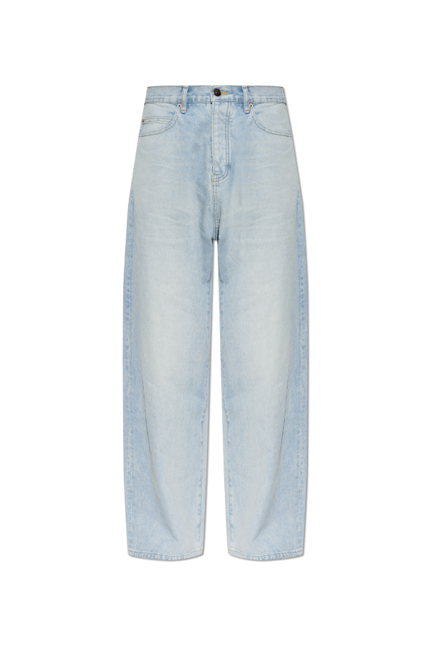Balenciaga BLUE Wide-leg jeans 1
