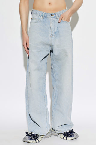 Balenciaga BLUE Wide-leg jeans 3