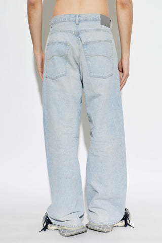 Balenciaga BLUE Wide-leg jeans 4