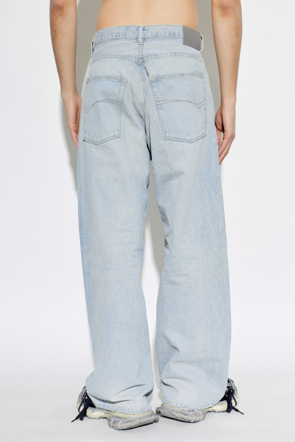 Balenciaga BLUE Wide-leg jeans 4