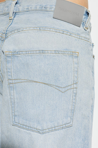 Balenciaga BLUE Wide-leg jeans 5