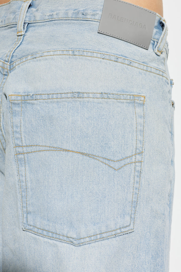 Balenciaga BLUE Wide-leg jeans 5