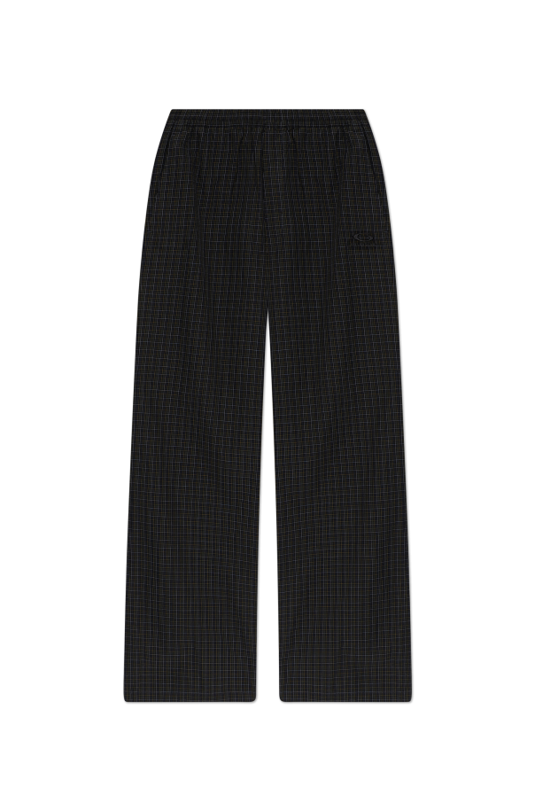 Balenciaga GREY Wide-leg trousers 1