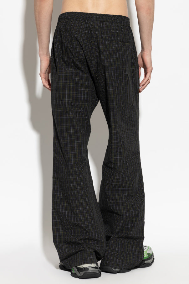 Balenciaga GREY Wide-leg trousers 4