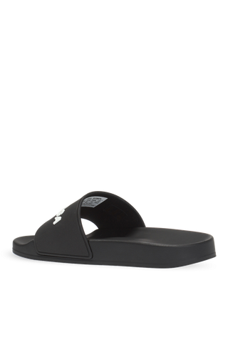 Balenciaga BLACK ‘Pool’ slides with logo 4