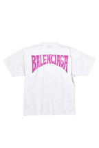 Balenciaga Hand-Drawn T-Shirt Medium Fit Weiss 764235TPVU49601