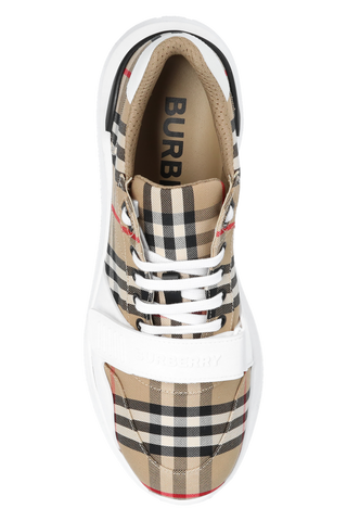 Burberry BROWN Sports shoes with a plaid pattern 6